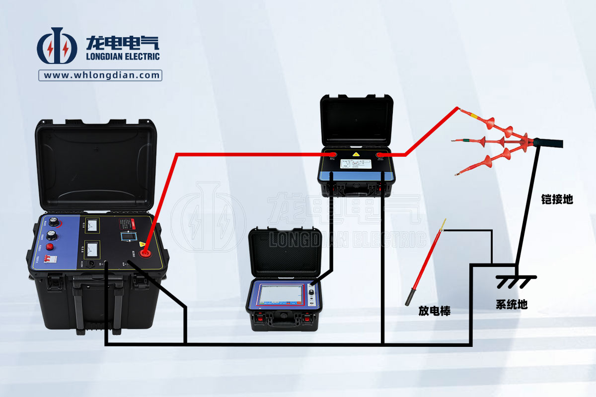 LD2004 電纜故障測(cè)試儀接線圖